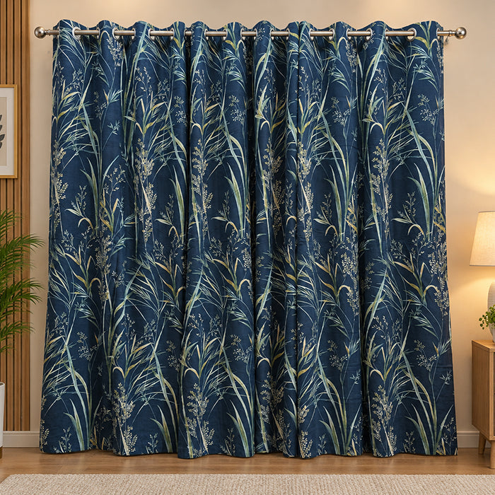 2 PCS PREMIUM QUALITY COTTON DUCK CURTAINS Article-004