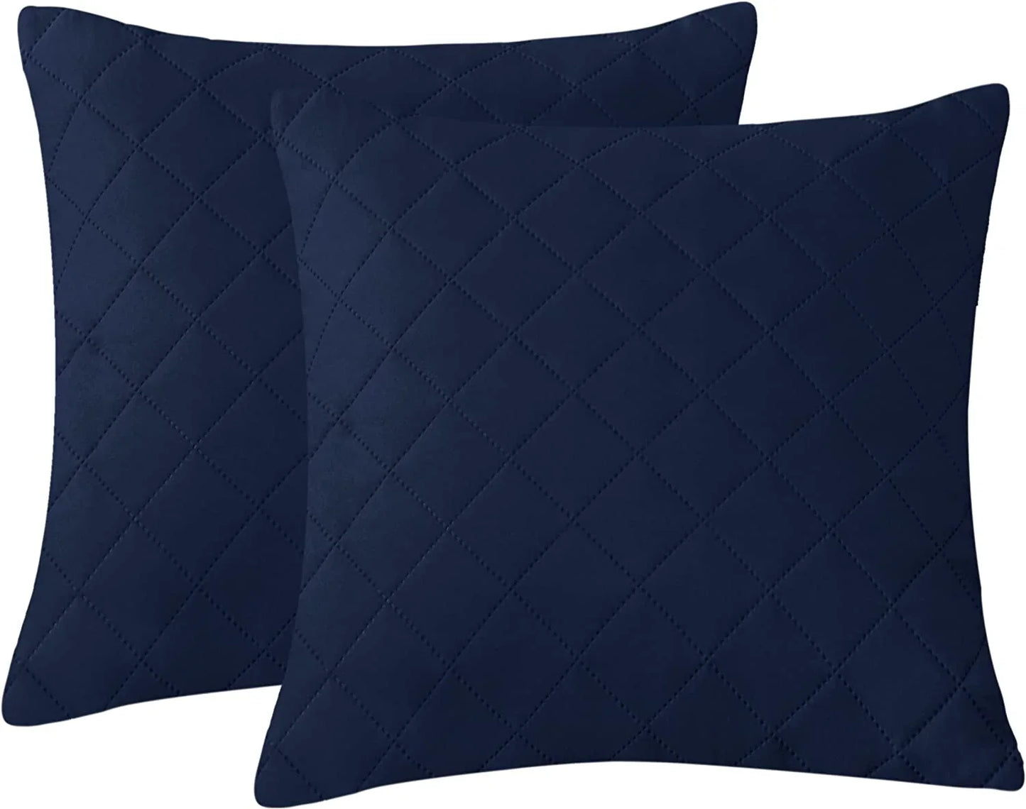 16X16 INCHES QUILTED CUSHION COVER SQUARE PATTERN