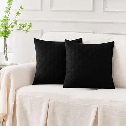 20X20 INCHES QUILTED CUSHION COVER SQUARE PATTERN