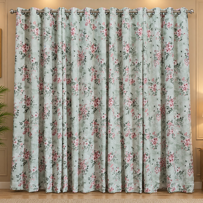2 PCS PREMIUM QUALITY COTTON DUCK CURTAINS Article-007