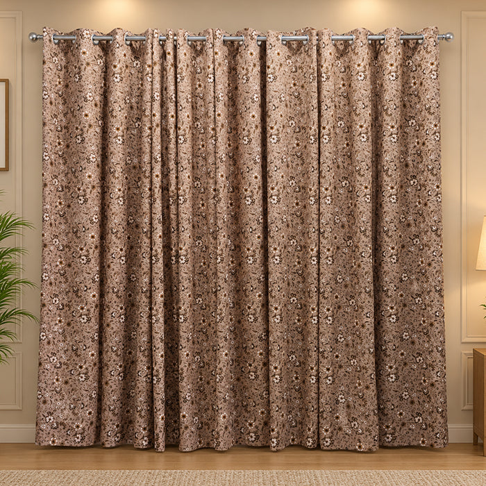 2 PCS PREMIUM QUALITY COTTON DUCK CURTAINS Article-003