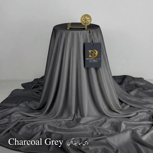 Charcoal Grey Color – Wash & Wear Premium Quality 5-Season Fabric – Free Studs with Every Suit