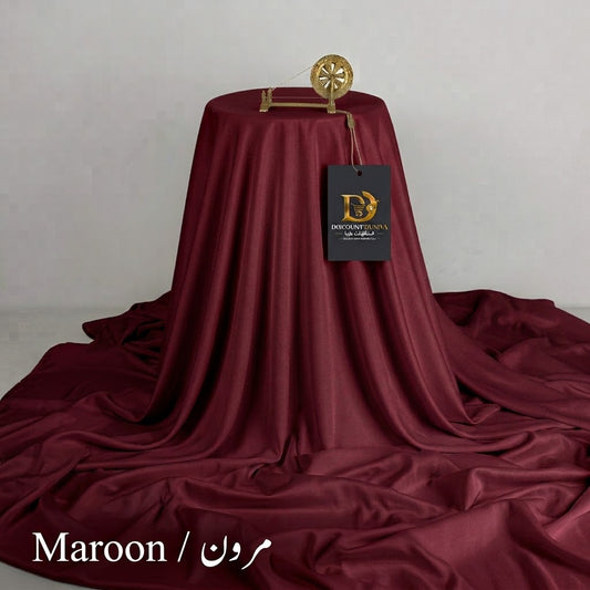 Maroon Color – Wash & Wear Premium Quality 5-Season Fabric – Free Studs with Every Suit