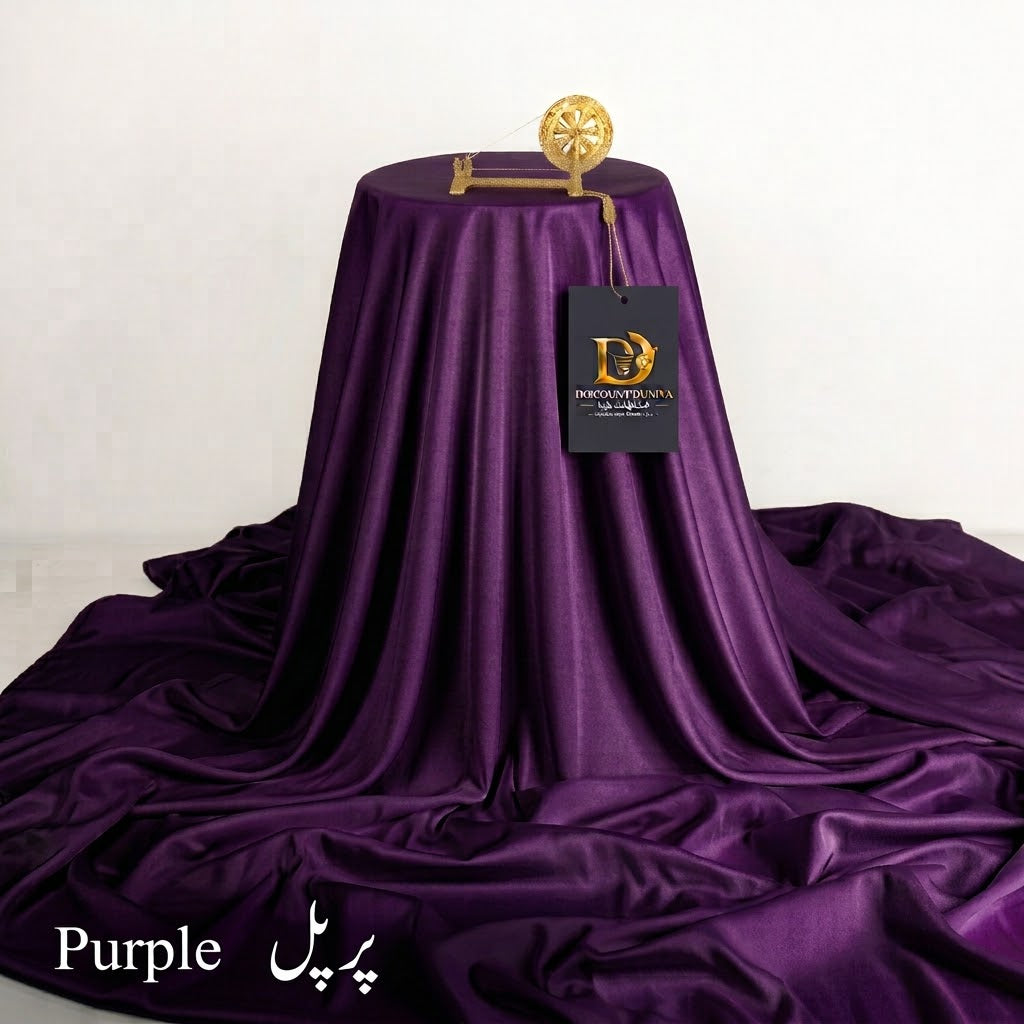 Purple Color – Wash & Wear Premium Quality 5-Season Fabric – Free Studs with Every Suit