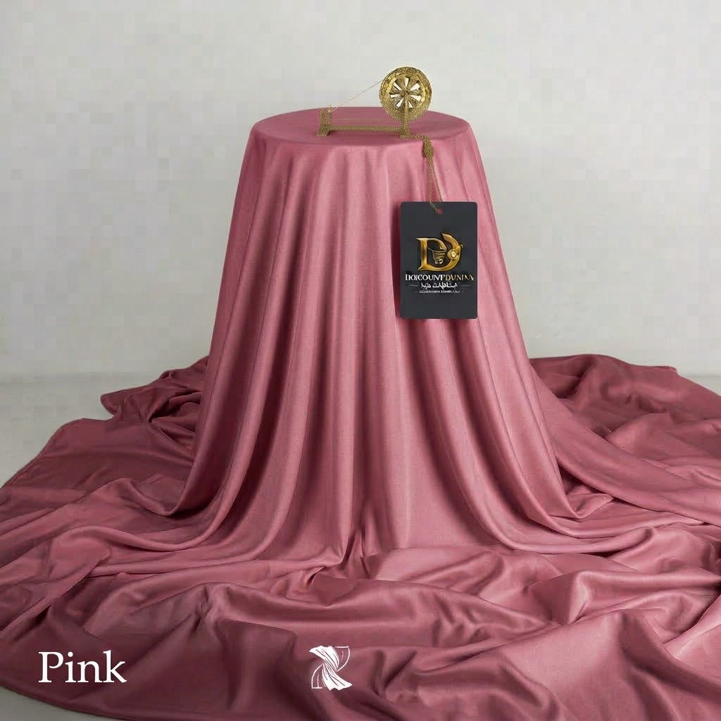 Pink Color – Wash & Wear Premium Quality 5-Season Fabric – Free Studs with Every Suit