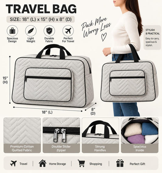 Premium Waterproof Travel Bag – Spacious, Stylish & Durable | Free Delivery