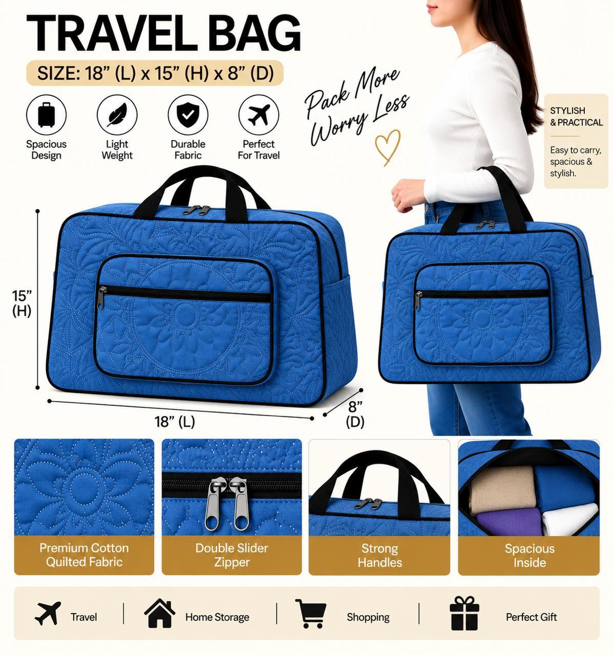 Premium Waterproof Travel Bag – Spacious, Stylish & Durable | Free Delivery