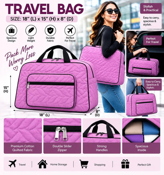 Premium Waterproof Travel Bag – Spacious, Stylish & Durable | Free Delivery