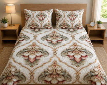 3D Printed Bedsheet with 2 Pillow Covers – 3-Piece Set | All Article