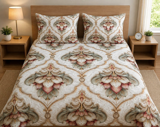 3D Printed Bedsheet with 2 Pillow Covers – 3-Piece Set | Article No. 11