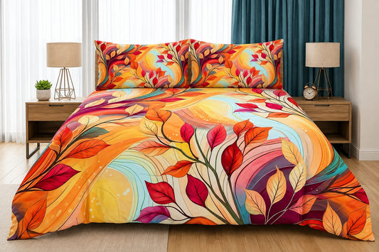 3D Printed Bedsheet with 2 Pillow Covers – 3-Piece Set | Article No. 20