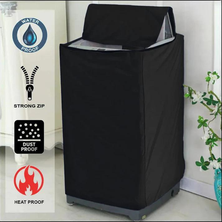 1 Pc Parachute Plain Washing Machine Cover - Size 1 Ton - Image 3