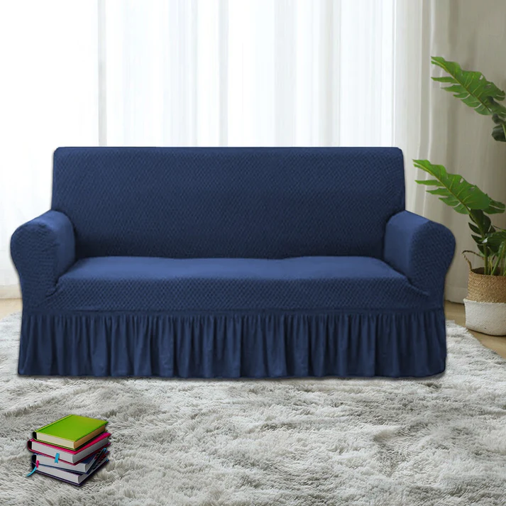 TURKISH STYLE FRILL SOFA COVER - Image 9