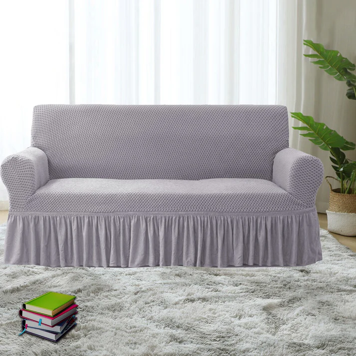 TURKISH STYLE FRILL SOFA COVER - Image 10