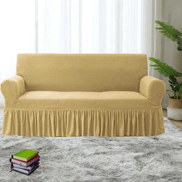 TURKISH STYLE FRILL SOFA COVER - Image 3