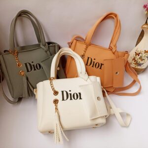 Women's PU Leather Printed Hand Bag Set