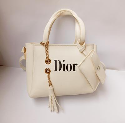 Women's PU Leather Printed Hand Bag Set - Image 2